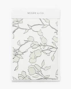 Blair Sketched Floral Wallpaper Swatch