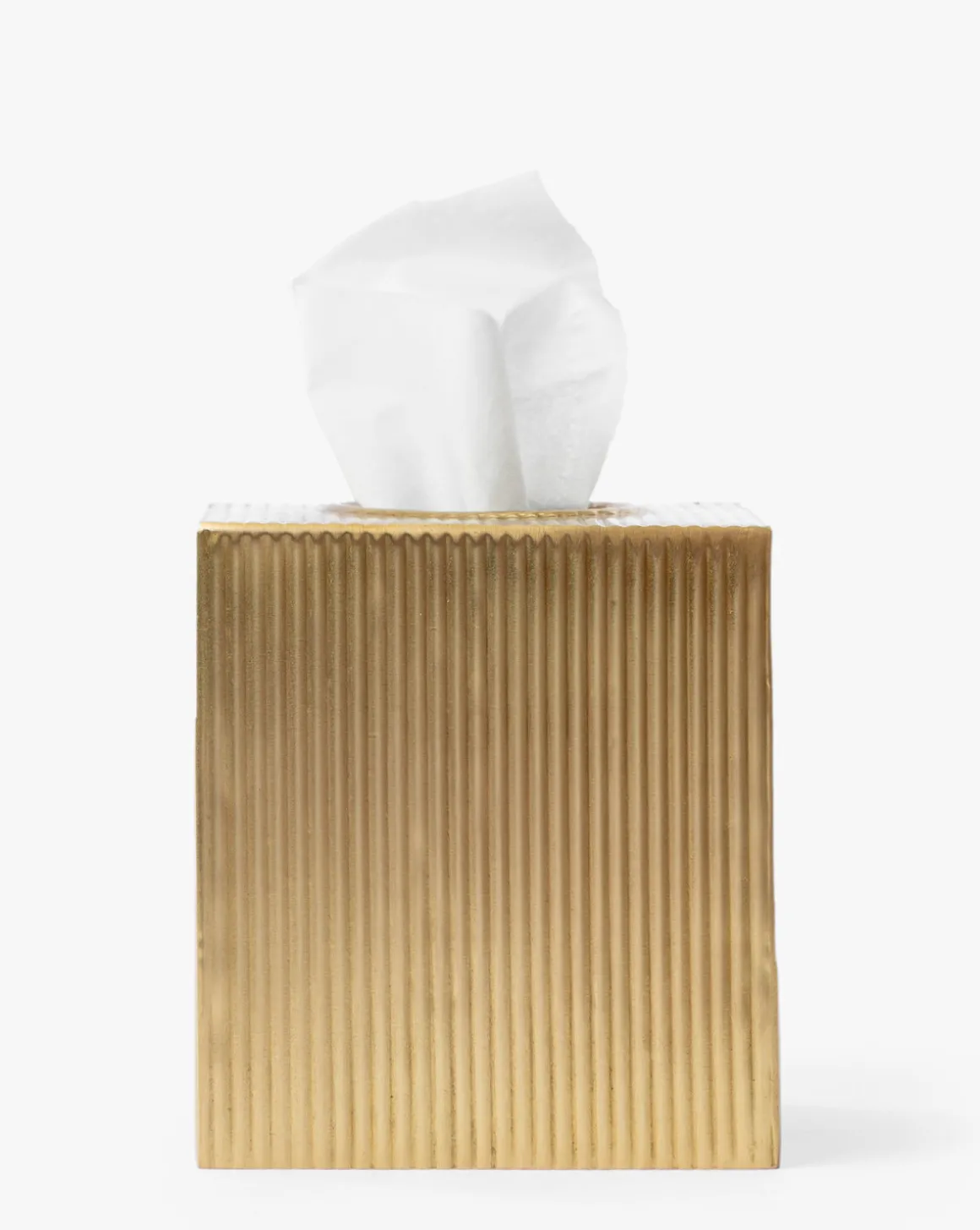 Calvert Brass Tissue Box Cover