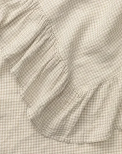 Catania Linen Ruffle Tablecloth