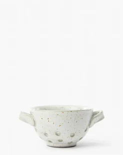Cream Handled Berry Bowl