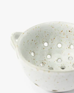 Cream Handled Berry Bowl