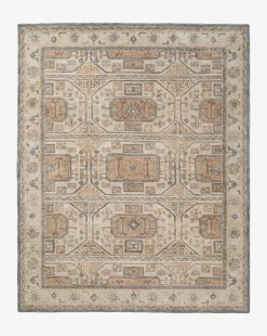 Ellington Blue Hand-Tufted Wool Rug