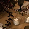 Gold Rimmed Glass Votive