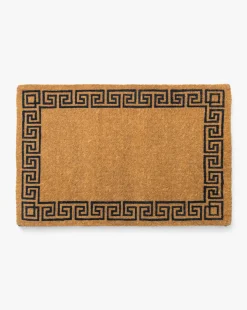 Greek Key Coir Doormat