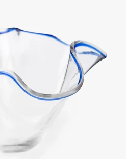 Handmade Glass Ruffled Bowl