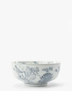 Hand Stamped Botanical Bowl