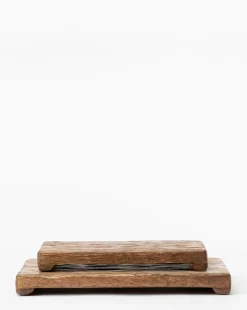 Mango Wood Rectangular Pedestal