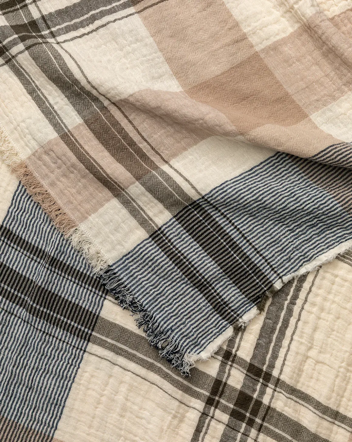 Sabina Plaid Throw