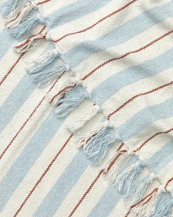 Two-tone Striped Cotton Throw