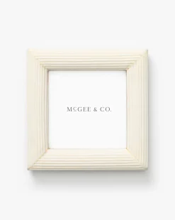 White Ridged Frame